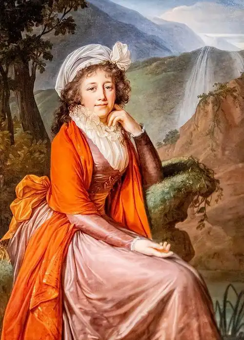 意大利文艺复兴罗马美少女油画线上画展乡村农村家庭人物插画欣赏