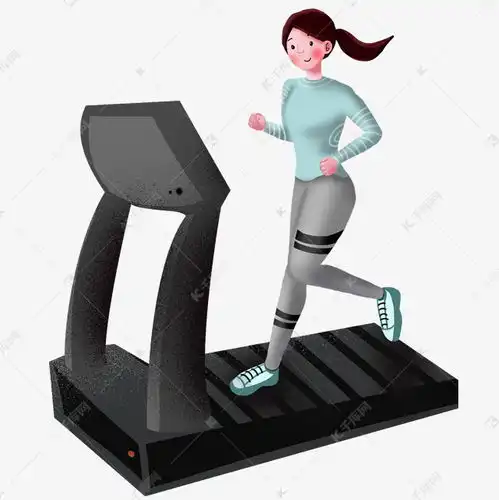 卡通跑步的女孩插画素材图片免费下载千库网