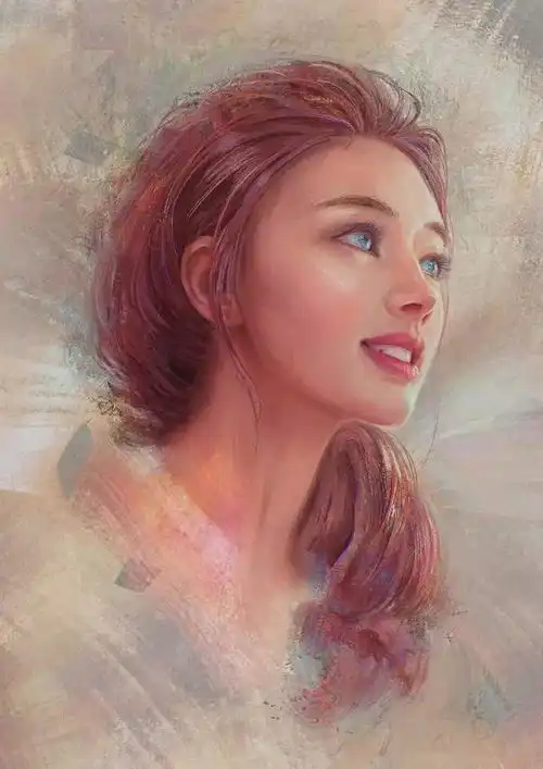 画里的美女个个宛若天仙,勾人魂魄