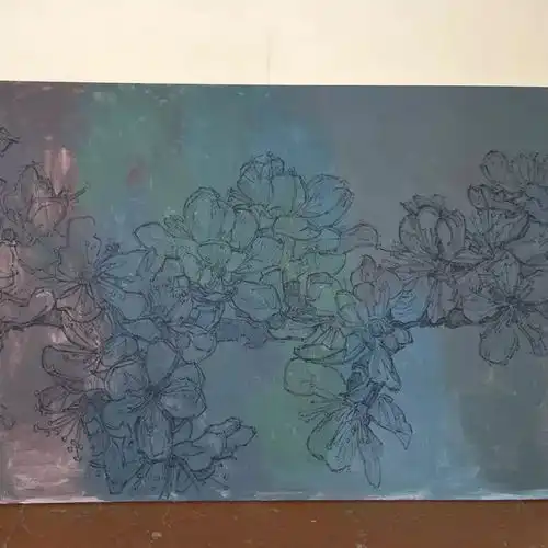 这位美女聋哑人画出了世间最美的色彩,逆境使人飞翔,愿绘画成为你的翅膀