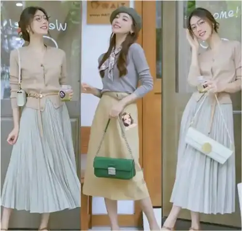 又要买新衣服了,秋季穿搭要有女人味,精致与温柔感都要有