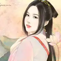 清高插画头像古代清高女子