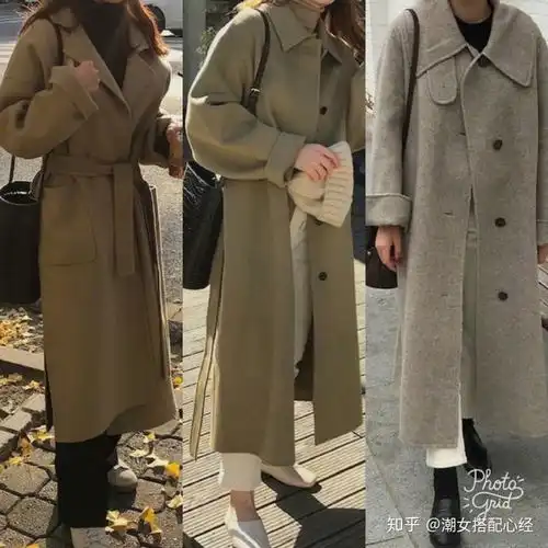 大衣怎么穿出温柔高级感27套冬季大衣穿搭,轻松穿出气质女人味