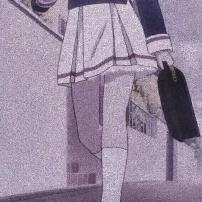 蓝色忧郁动漫头像自己满身灰暗,女生头像我要个性网