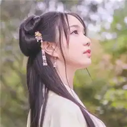 女生唯美长发古风头像大全2018有些人说再见就真的再见了