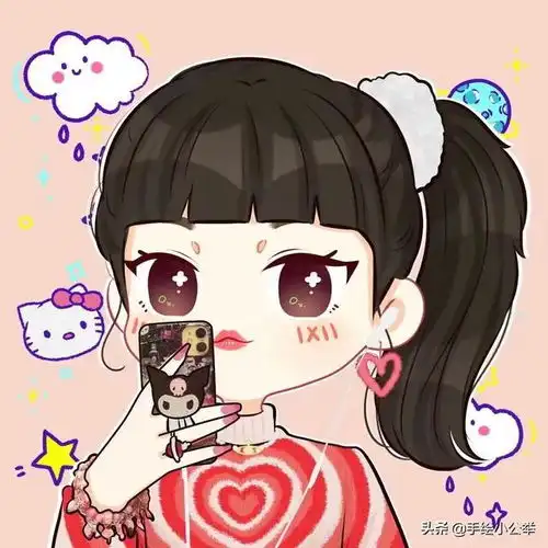 你的头像该换了,真人照片变成漫画头像,无邪好看又可爱