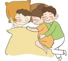 一家三口6种睡姿,透露孩子更爱谁,你家是哪种