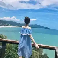 qq头像蓝天白云女生