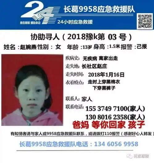 鄢陵人注意,谁看到这个13女孩请立即联系她家人