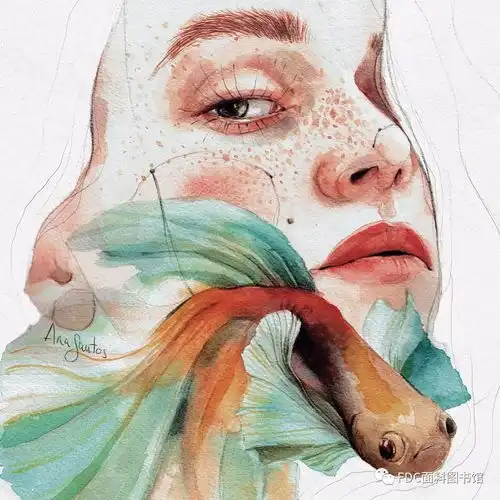插画手作林间动物王国的鬼马精灵,细腻笔触记录自然的仙气少女anasantos