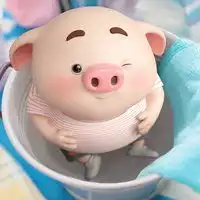 微信最新可爱卡通猪猪头像呆萌可爱卡通猪头像