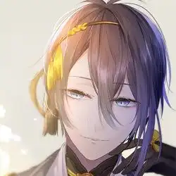 插画动漫二次元男生头像