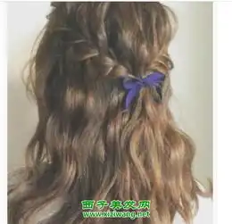 简约的女生韩式编发发型图片示范韩式编发如何打理