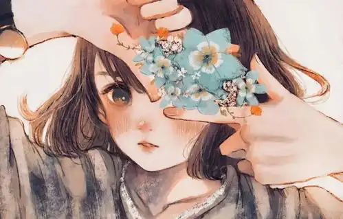 少女心爆棚的一组插画,太适合当头像了吧