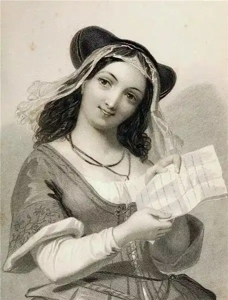 绝美,100幅莎士比亚作品中的女人素描画像,美的超凡脱俗
