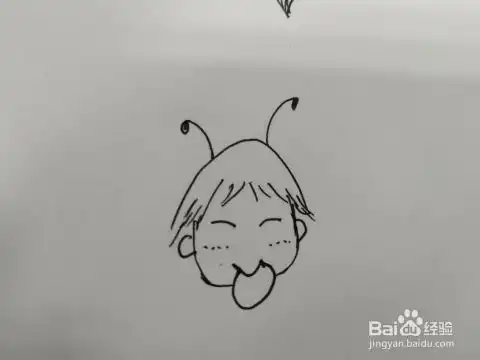 吃棒棒糖的小男孩简笔画怎么画,怎么画小男孩
