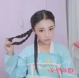 古代头发怎么扎教程如何用假发做古代发型发型师姐