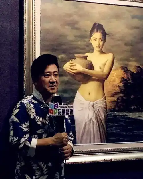 读书青春美少女与远古的陶罐,一幅被盗版超过百万次的油画