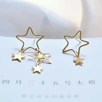 心理测试哪双星星耳环适合你的气质测你是不是天生的美人胚子