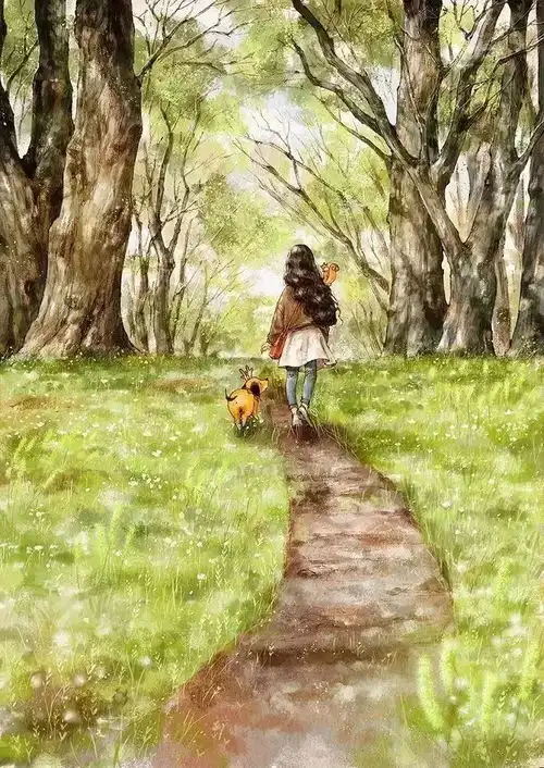 如画吾生愿无忧自由向太阳