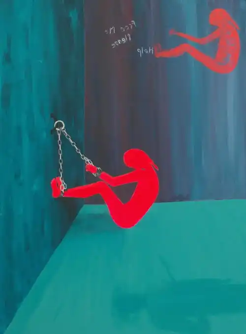 她是有14重人格的天才画家,最黑暗人格全新作品曝光