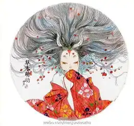 把美人画成了诗,她画笔下的世界美的不像话