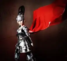 美女超妩媚游戏cos软妹法师加御姐圣骑