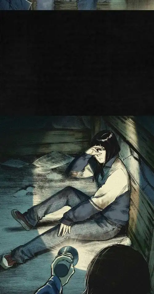 昏暗下水道惊现神秘女生,她究竟是人还是