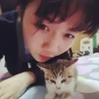 qq头像爱猫的女子生性孤独i女生小清新猫