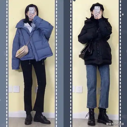 超好看的棉服外套穿搭合集,小仙女们过年都这样穿,有温度又时髦