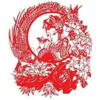 人物头像剪纸图片大全唯美人物剪纸图案
