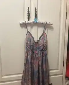 鱼目小铺同款油画梦幻少女吊带花边连衣裙