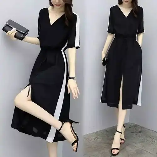 冷风裙,清雅高贵衬肤显瘦又减龄,适合3055岁女人穿面料