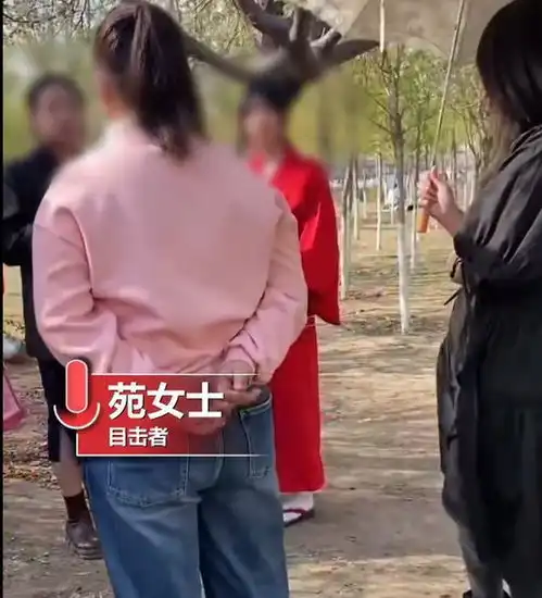 辽宁一女子公园内穿和服拍照遭人围劝年轻人缺少的是文化自信