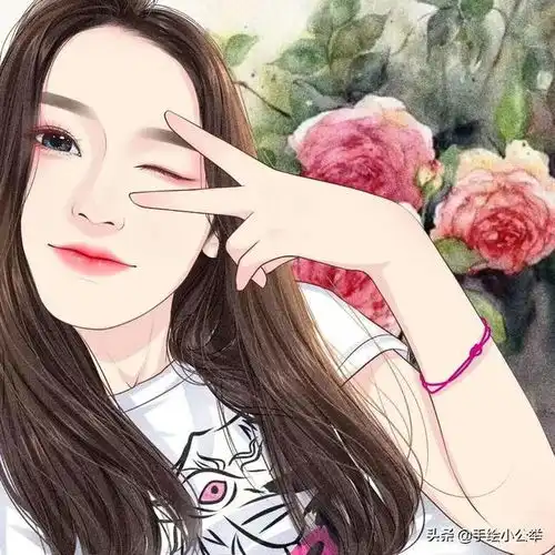 你的头像该换了,真人照片变成漫画头像,温馨优雅,青春永驻