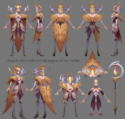 英雄联盟新魔女皮肤建模预览阿狸伊芙琳直戳xp