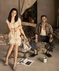 关河冷落楚云飞,东方美女立当归杨飞云绘画欣赏