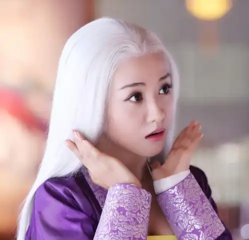 女星白发造型杨蓉李冰冰没啥,看见热巴后,我心都醉了