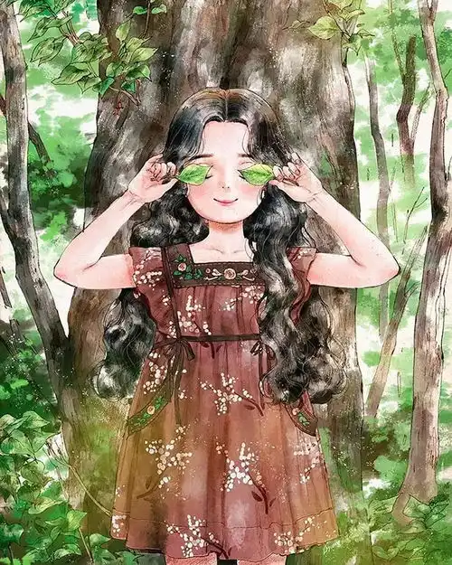 画功媲美宫崎骏韩国插画师笔下的森林故事
