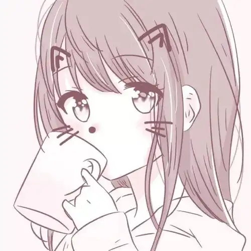 唯美梦幻粉色系动漫女生头像世界没有真相