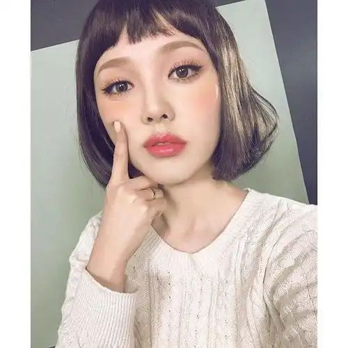 头像图集壁纸原宿日韩pony染发发色