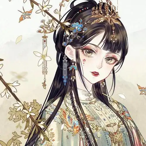 古风精美女生头像荒唐的不是岁月,是成长
