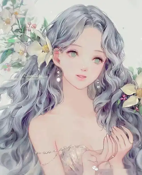 仙气逼人,通透唯美莫非这位韩国神仙画手画的是小仙女