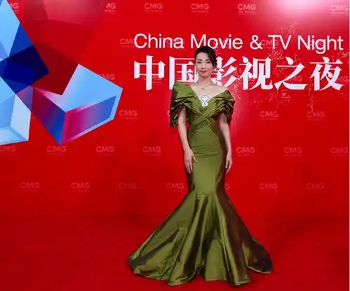 陶虹气质少女的不得了,穿粽叶裙包裹肉感曲线,女人味好浓