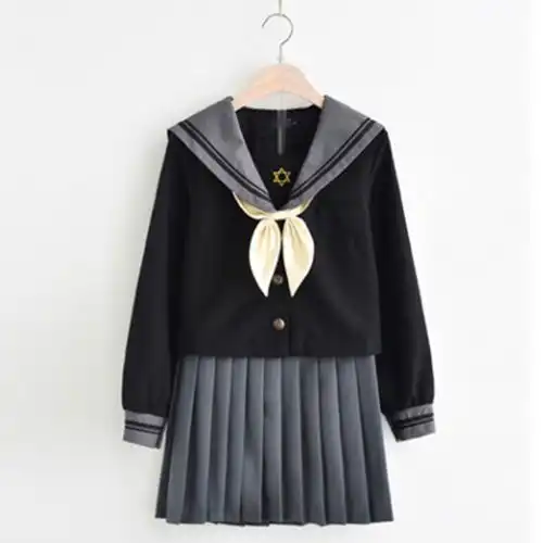 水手服长袖学生jk制服春秋女校服班服学院风套装