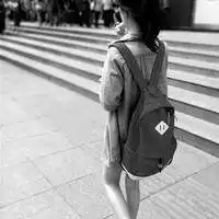 女生学生头像背影微信头像图片大全