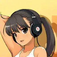 qq戴耳机卡通可爱女生头像图片大全,漂亮的唯美卡通少女