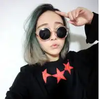 彩色头发原宿风qq女生头像非主流潮女必备
