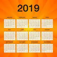 2019年挂历图片简化微信头像图片大全