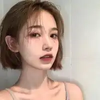 短头发女生qq头像